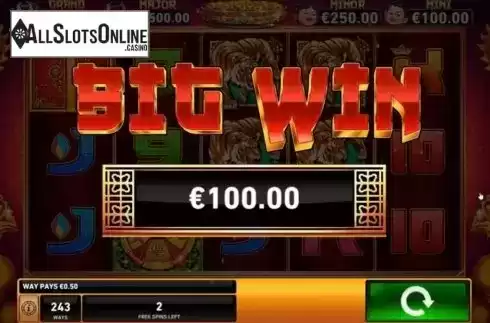 Big Win. Jinfu Long from Rarestone Gaming