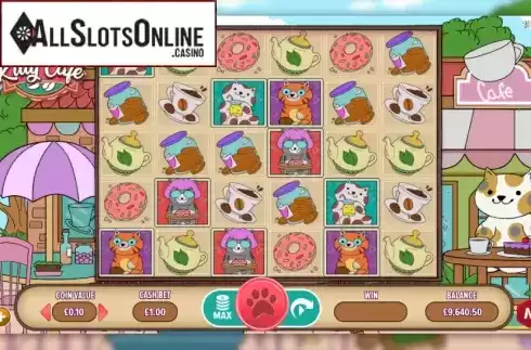 Reel Screen. Kitty Cafe from NetGaming
