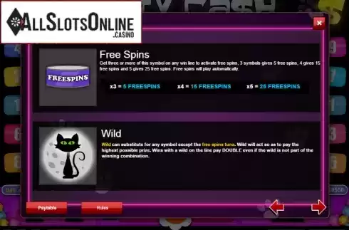 Screen4. Kitty Cash from 1X2gaming