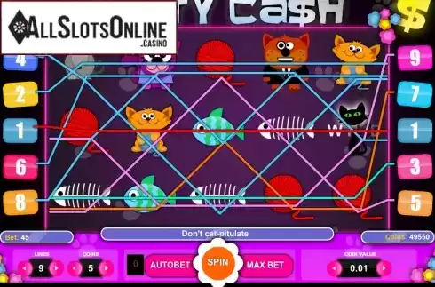 Screen5. Kitty Cash from 1X2gaming