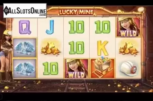 Reel Screen. Lucky Mine from Cayetano Gaming