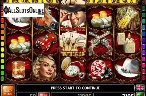 Screen3. Lucky Draw from Casino Technology