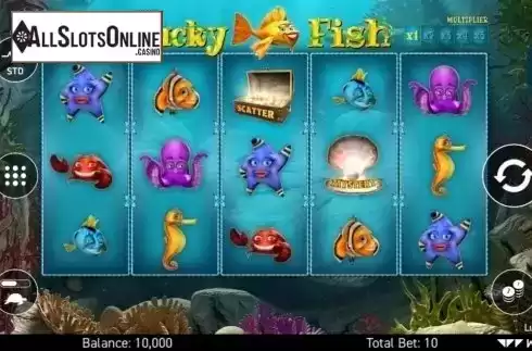 Reel Screen. Lucky Fish from Wazdan