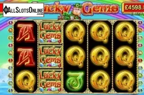 Win screen. Lucky Gems (Reflex Gaming) from Reflex Gaming