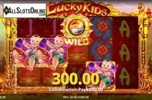 Sync Reels Win 1. Lucky Kids from August Gaming