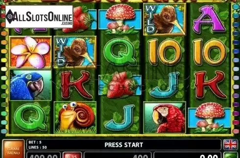 Screen2. Lucky Kiwi from Casino Technology