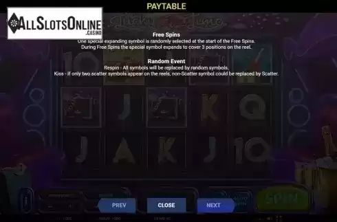 Paytable 3. Lucky Limo from Others