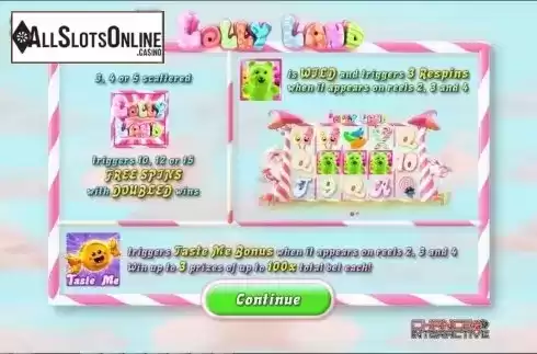 Screen2. Lolly Land from Chance Interactive