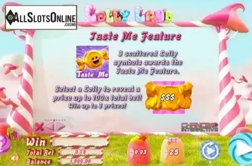 Screen6. Lolly Land from Chance Interactive