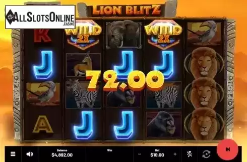 Free Spins 3. Lion Blitz from Mighty Finger
