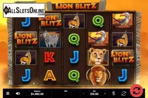 Free Spins 2. Lion Blitz from Mighty Finger