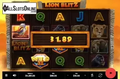 Free Spins 5. Lion Blitz from Mighty Finger
