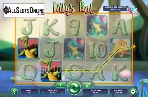 Win screen 1. Lilly's Pad from Arrows Edge