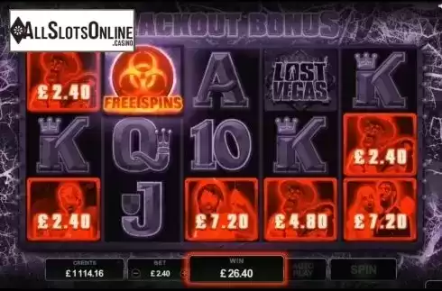 Screen8. Lost Vegas from Microgaming