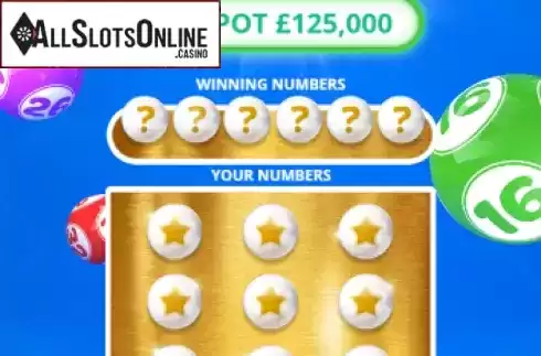 Game screen. Lotto Gold from gamevy
