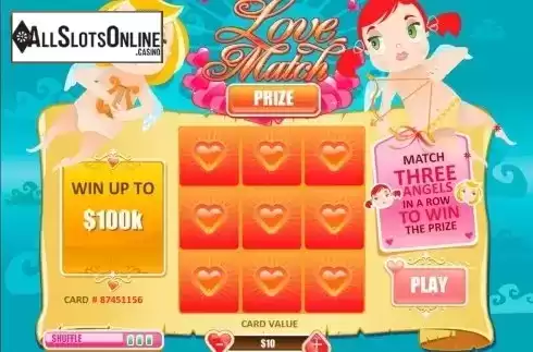Screen2. Love Match from Playtech
