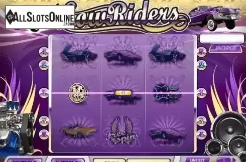 Win Screen. Low Riders from XIN Gaming