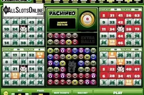 Win screen. Pachinko 5 from Salsa Technology