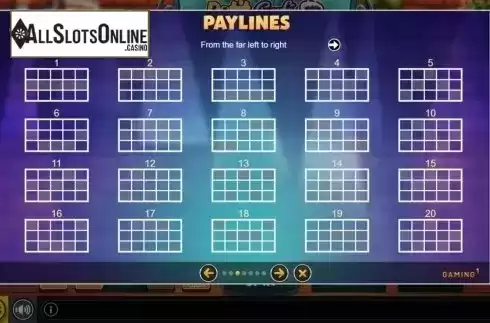 Paylines. Petit Cafe from GAMING1