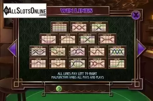 Paylines. Poker Dogs from Asylum Labs Inc.