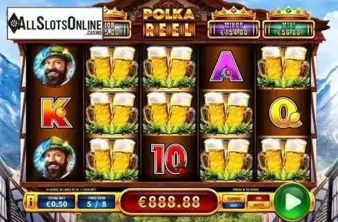 Free Spins. Polka Reel from Skywind Group