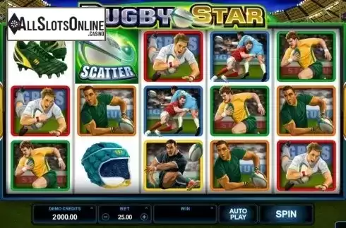 Screen6. Rugby Star from Microgaming