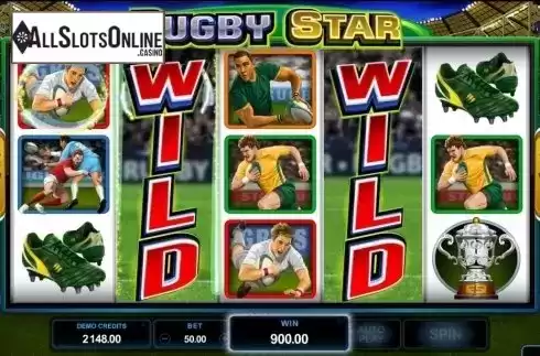 Screen9. Rugby Star from Microgaming