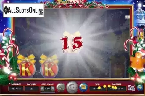 Win Screen. Reel Santa from ReelNRG