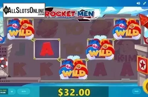 Kim's little game win screen . Rocket Man (Red Tiger) from Red Tiger