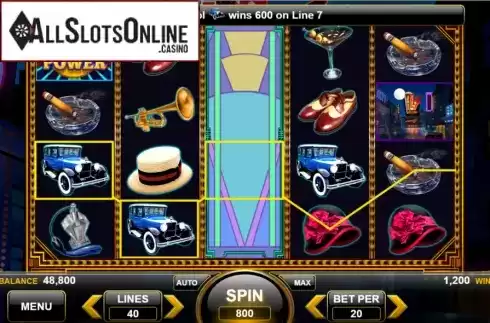 Win Screen 1. Roaring 7s from Spin Games