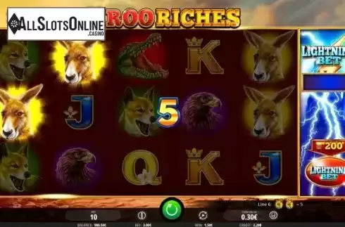 Win Screen 1. Roo Riches from iSoftBet