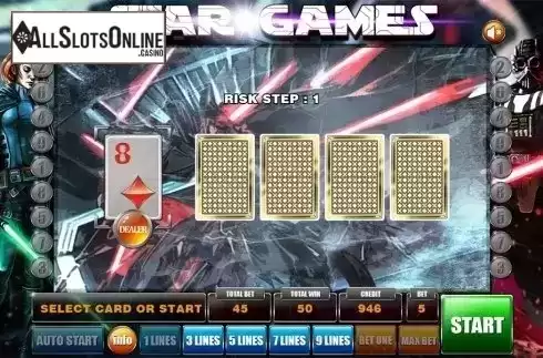 Gamble game . Star Games from GameX