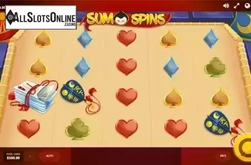Game Workflow screen . Sumo Spins from Red Tiger