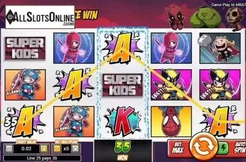 Win Screen . Super Kids from TOP TREND GAMING