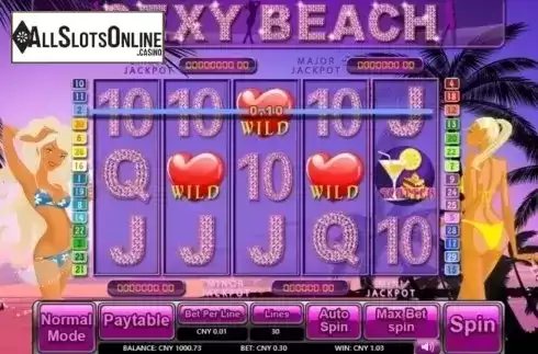Win Screen. Sexy Beach from Aiwin Games
