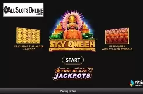 Start Screen. Sky Queen from Rarestone Gaming