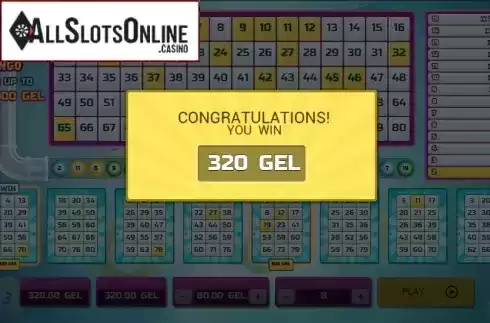 Win Screen 2. Slot Bingo from Smartsoft Gaming