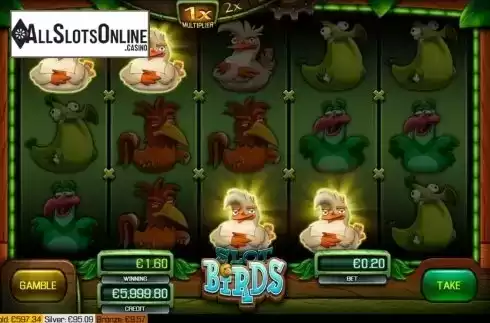 Win screen 3. Slot Birds from Apollo Games