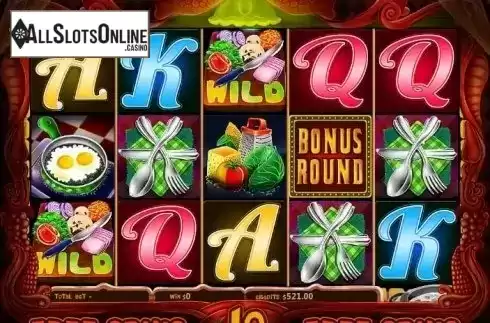Free Spins screen. Slot&Pepper from MultiSlot