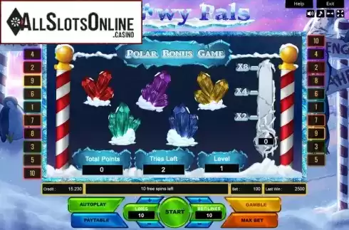 Bonus Game. Snowy Pals from Platin Gaming