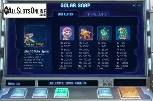 Screen4. Solar Snap from Cayetano Gaming