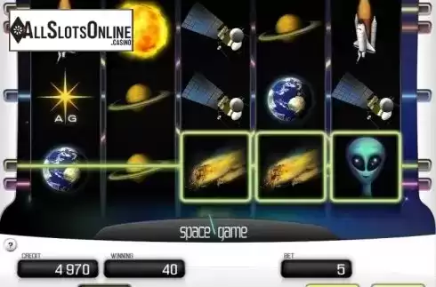 Game Screen. Space Game from Apollo Games