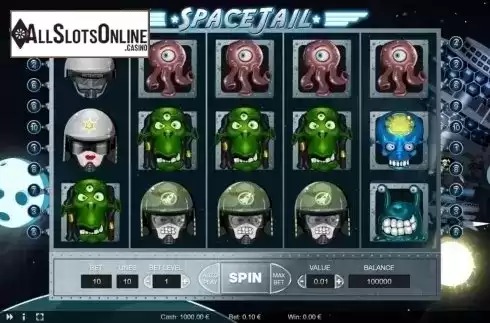Reel screen. Space Jail from Thunderspin