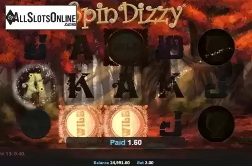 Win Screen. Spin Dizzy from Realistic