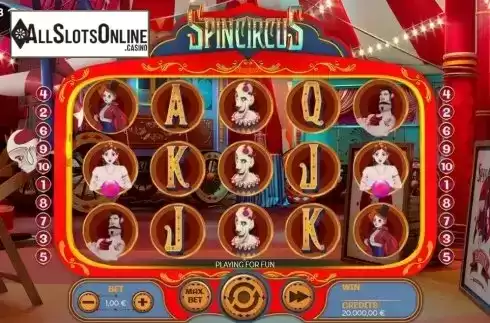 Reel Screen. Spincircus from Spinmatic