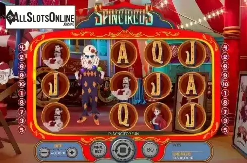 Win Screen 3. Spincircus from Spinmatic