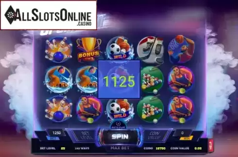 Win Screen. Sport Slot from Smartsoft Gaming