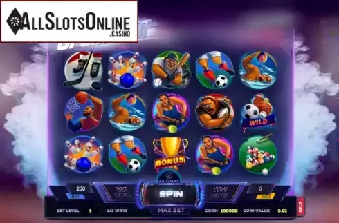 Reel Screen. Sport Slot from Smartsoft Gaming
