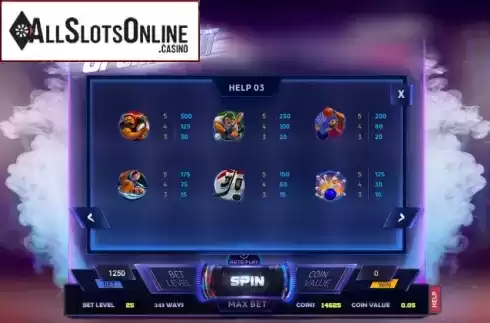 Symbols. Sport Slot from Smartsoft Gaming