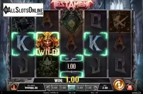 Win Screen 2. Testament from Play'n Go